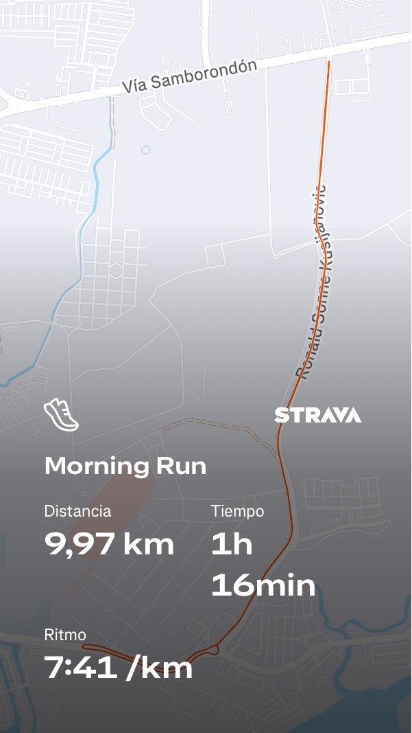 Otros 10k en socialrun de la Media Maratón de Cuenca - en camino a la Media de Guayaquil en Julio 🫡