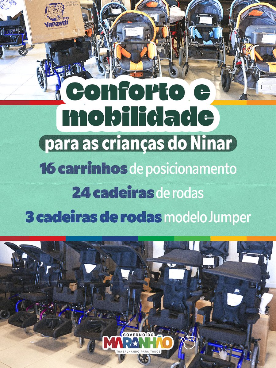 GovernoMA's tweet image. 🏥 #GovMA entrega pacote de ações na saúde em São Luís: dispositivos de mobilidade para crianças do Ninar, inauguração do CAPS AD III 24h e 10 novas ambulâncias para reforçar o transporte sanitário. Mais cuidado e agilidade no atendimento. 🚑👇🏾

#SaúdeMA #GovernoMA
