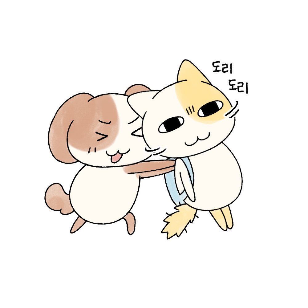 묘냥이와 멍구 tweet media