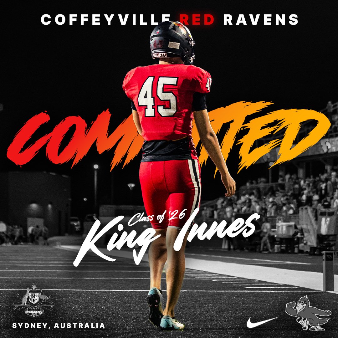 Kingjudahinnes's tweet photo. COMMITTED!
Thank you to: My parents! For all invested, you never let me settle. I’m grateful. @punt_21 and @FentressKicking  for all you did to build this! @coachBrian_Egan and @WGoggans47 who developed me! And finally Coach @coach_dobler @CoachTaylor26 and @Red_Raven_FB 
LETS GO https://t.co/gVwyVE3NIN
