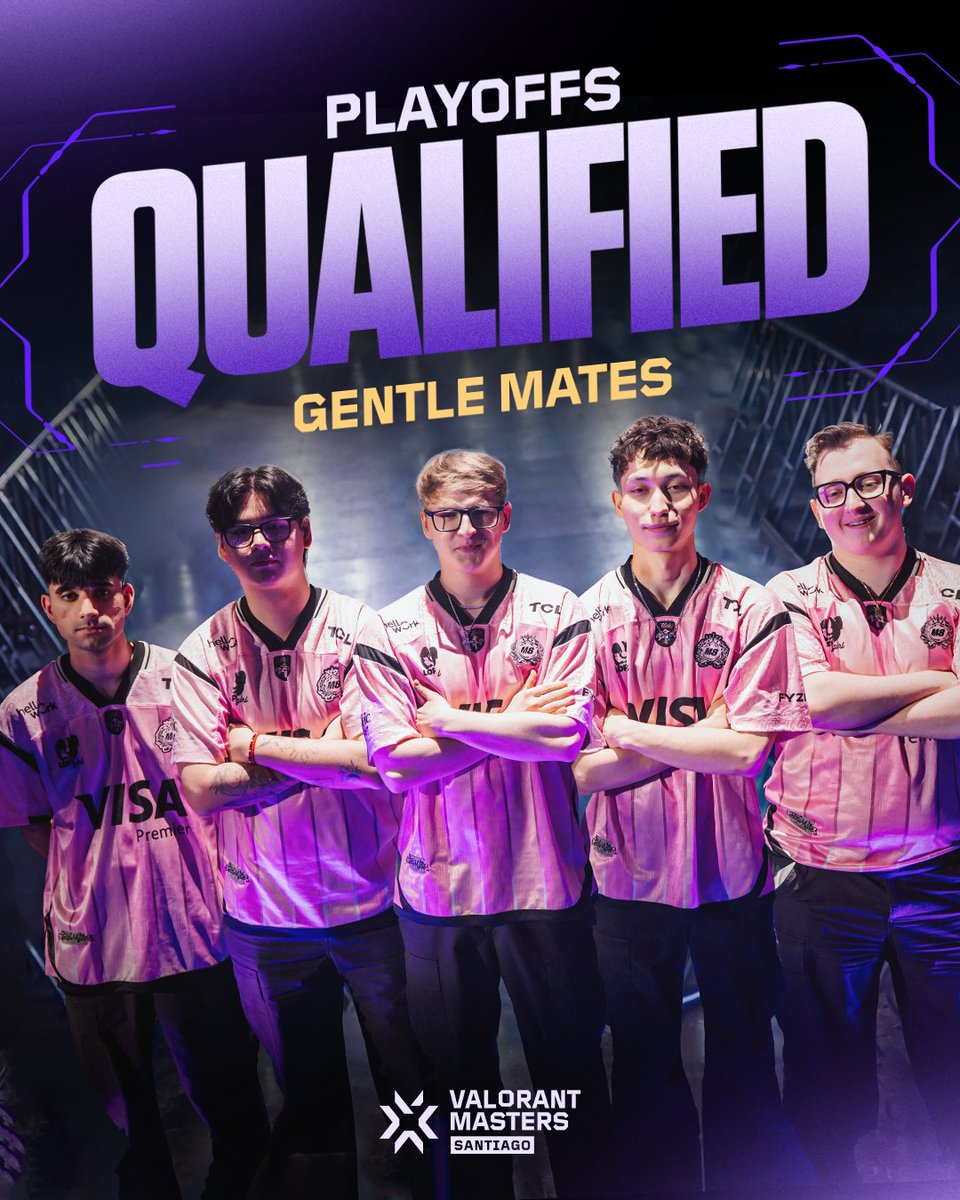 THE RUN LIVES ON 💥

Gentle Mates have punched their ticket to the #VALORANTMasters Santiago Playoffs!