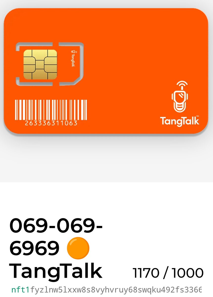 nftprofetmaster's tweet photo. π¨ AUCTION ALERT π¨
Legendary GFY number 069-069-6969 is up for grabs on Profet-Auction-House channel on #TangGang discord
One chance. One winner.
π° Starting bid: 0.5 $XCH + royalties
π Minimum increment: 0.5 $XCH
β³ Auction ends 24 hours after the last valid bid!! https://t.co/CiHGJORrxJ
