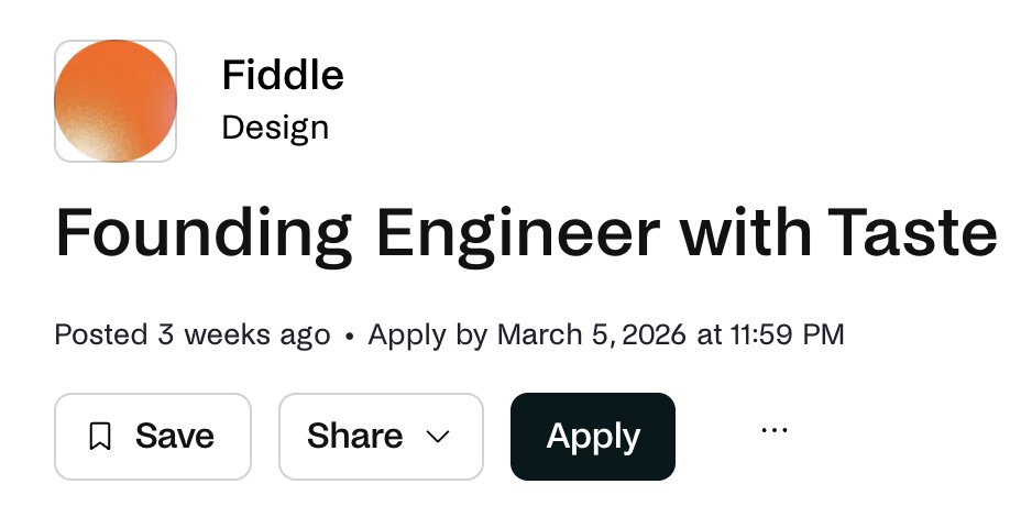 first ever performative job application