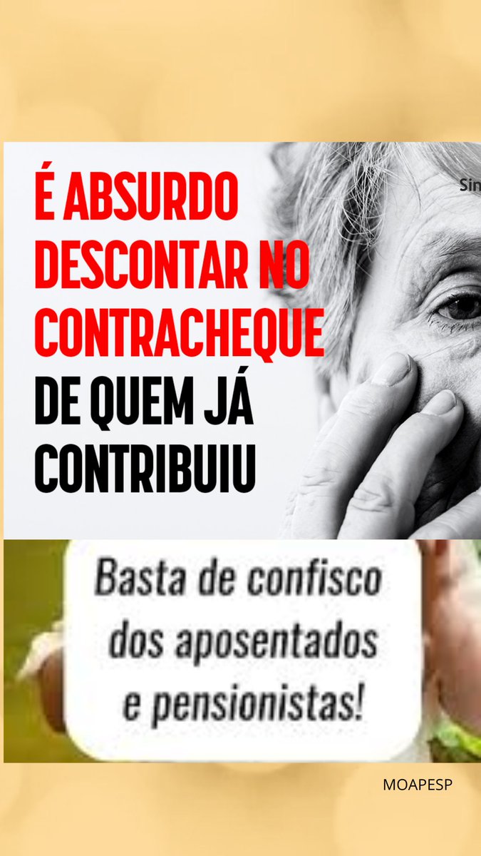 <a href="/CChiarelo/">Cidinha Chiarelo</a> <a href="/gilmarmendes/">Gilmar Mendes</a> <a href="/STF_oficial/">STF</a> <a href="/CristianoZanin/">Cristiano Zanin</a> <a href="/FlavioDino/">Flávio Dino 🇧🇷</a> <a href="/ICLNoticias/">ICL Notícias</a> Nós somos aposentados, já contribuímos! Retomem o conceito da ilegitimidade do art. 149 da EC103, Magistrados.
<a href="/gilmarmendes/">Gilmar Mendes</a>. 
<a href="/STF_oficial/">STF</a>
<a href="/FlavioDino/">Flávio Dino 🇧🇷</a>
@Cristianozanin
<a href="/ICLNoticias/">ICL Notícias</a> Fora Confisco
#AposentadoriaJusta
Fachin Paute ADI 6254