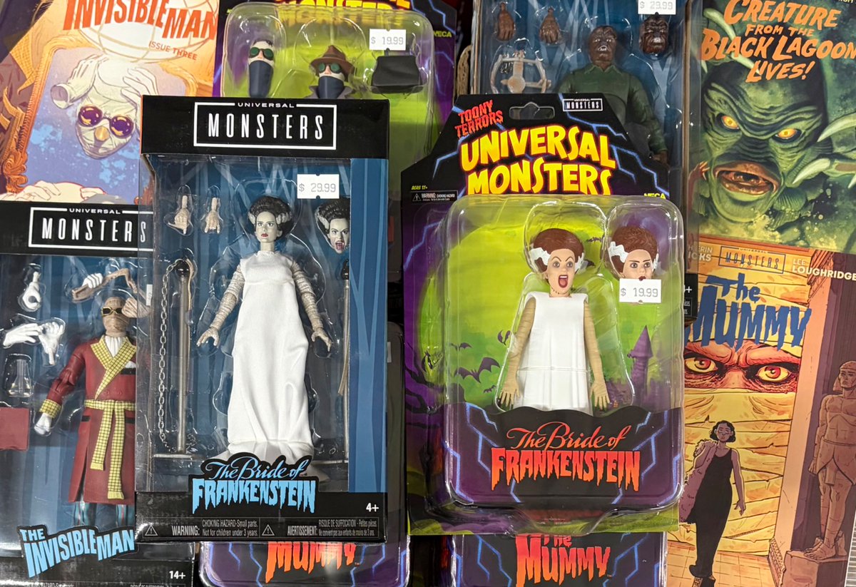 StMarksComicsNY's tweet photo. The classics never go out of style!
#stmarkscomics #industrycity #shoplocal #smallbusiness #brooklyn #nyc #thingstodoinnyc #comics #toys #thebride #universalmonsters #themummy #theinvisibleman #thewolfman #neca #jadatoys #jada #necatoys https://t.co/XVlufkuS73