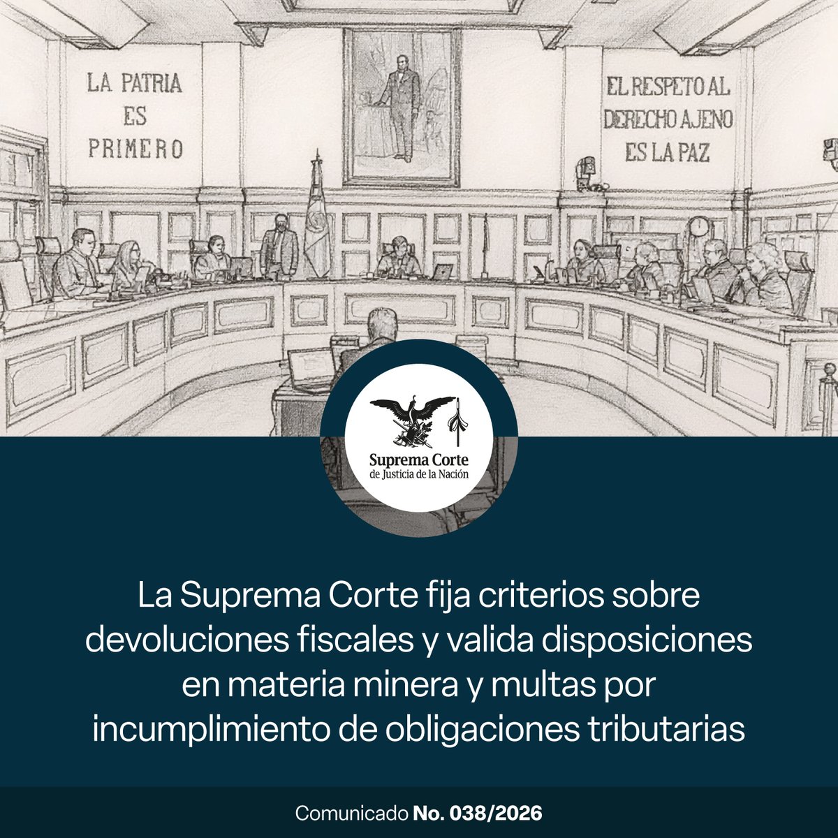 Hoy la #SCJN fijó jurisprudencia para precisar en qué casos proceden intereses en devoluciones fiscales y confirmó la constitucionalidad de las multas por incumplir con la presentación oportuna de declaraciones fiscales electrónicas.
Además, resolvió otros asuntos relevantes.