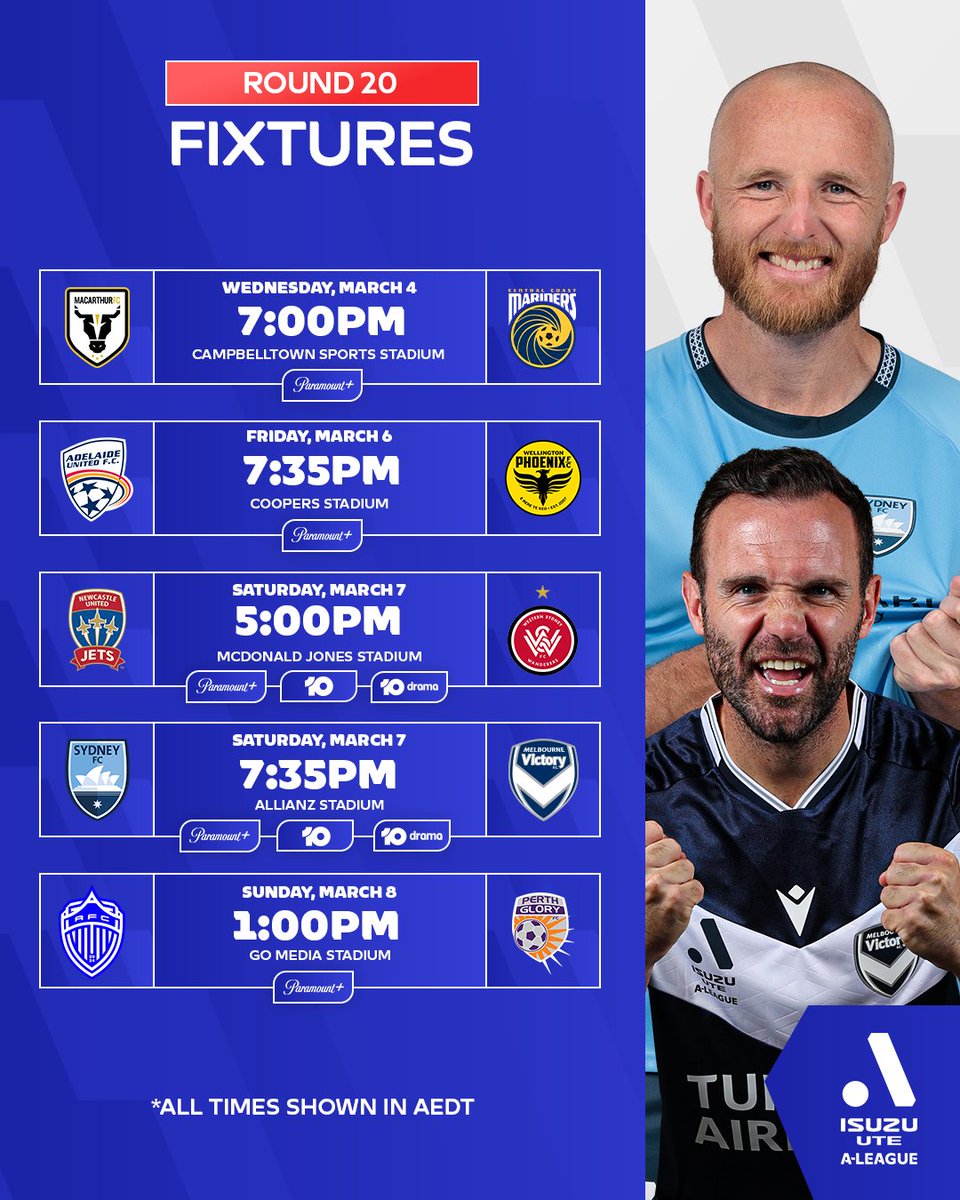 Isuzu UTE A-League tweet media