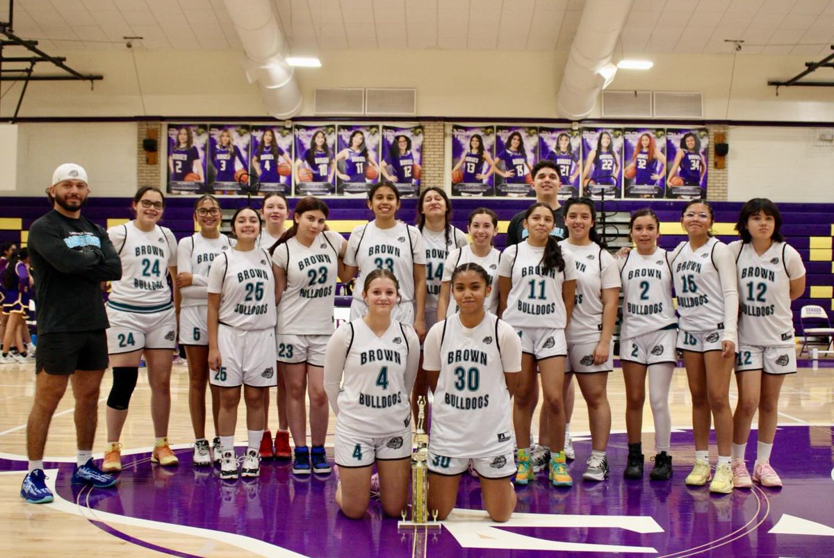 ELPASO_ISD's tweet photo. Let’s hear for our champs! 🏀

Congratulations to our Middle School basketball teams on becoming Division Champions! 🏆

🌟8th grade boys: Don Haskins PK-8, Guillen Middle School, Murphree PK-8
🌟8th grade girls: Bobby Joe Hill PK-8, Brown Middle School, Richardson Middle School https://t.co/zWAKURDEvm
