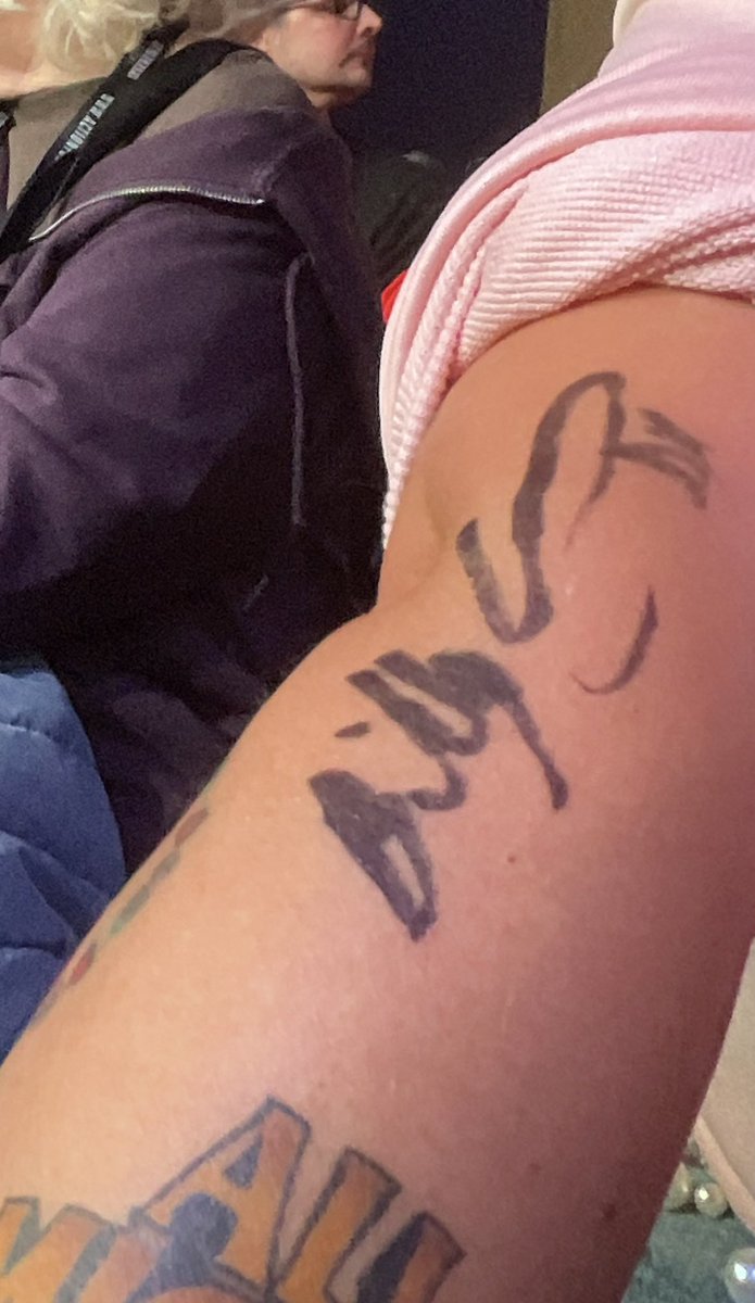 toribinky's tweet photo. The lovely @RealBillyGunn signed my arm to get tattooed at @ftlowrestling but the artist was booked up. Due to being ill, I didn’t get to a local studio before it washed off 😭 so I’ve chosen the 2nd pic instead to get added to my wrestling tatts. Hope you approve Billy https://t.co/BUmn4N0Gcm