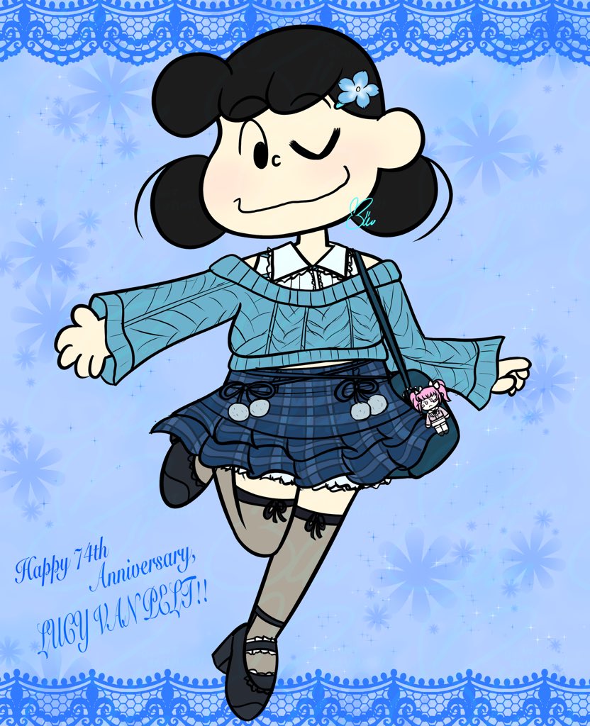 chri_ru_sn0719's tweet photo. Happy 74th Anniversary!!!🎂🎊🎈
👧🏻💙「青が一番似合うのは私！！異論は認めないわよ？」 https://t.co/wd8W2drjqL