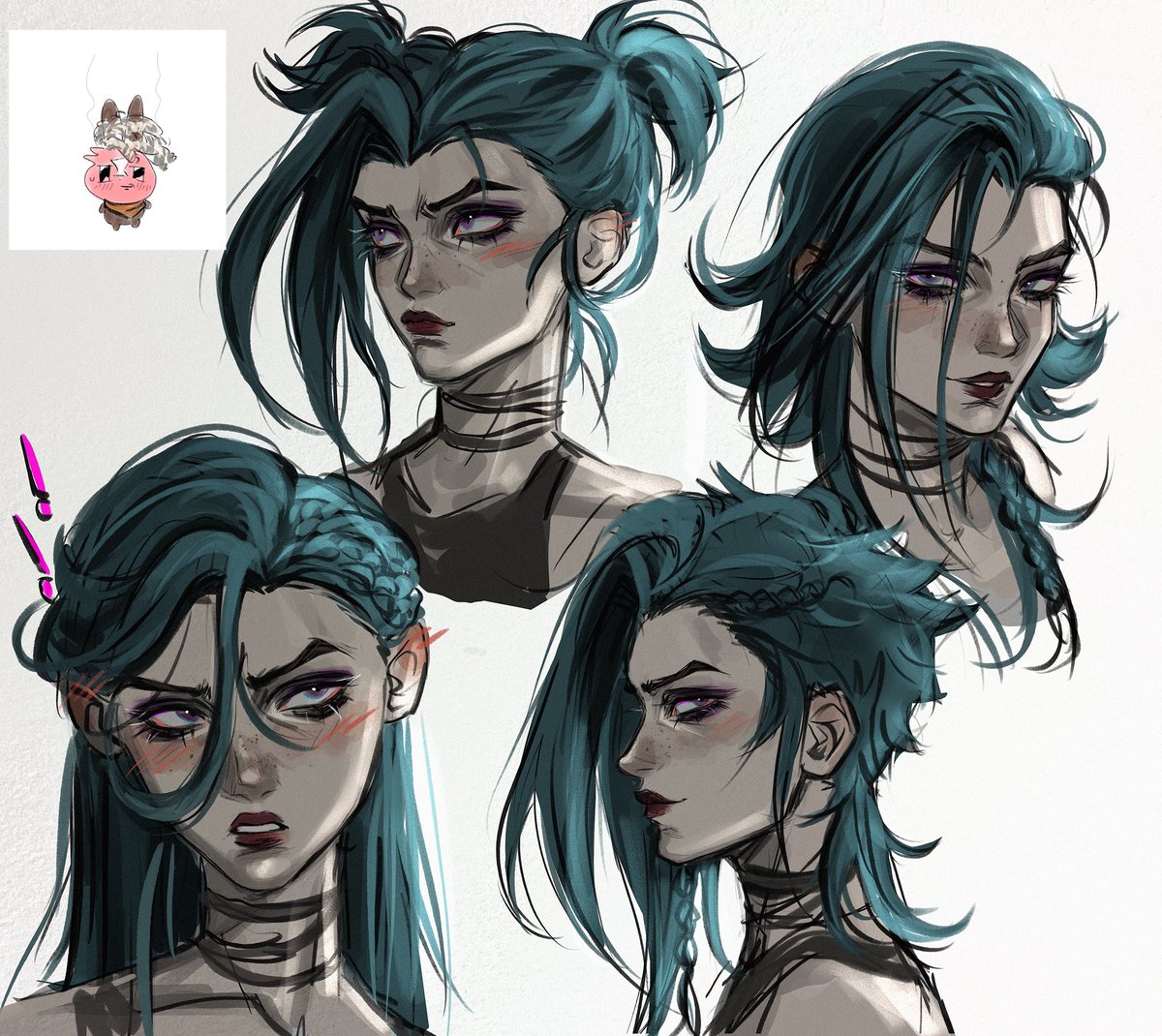 Hair styles #jinx #timebomb
