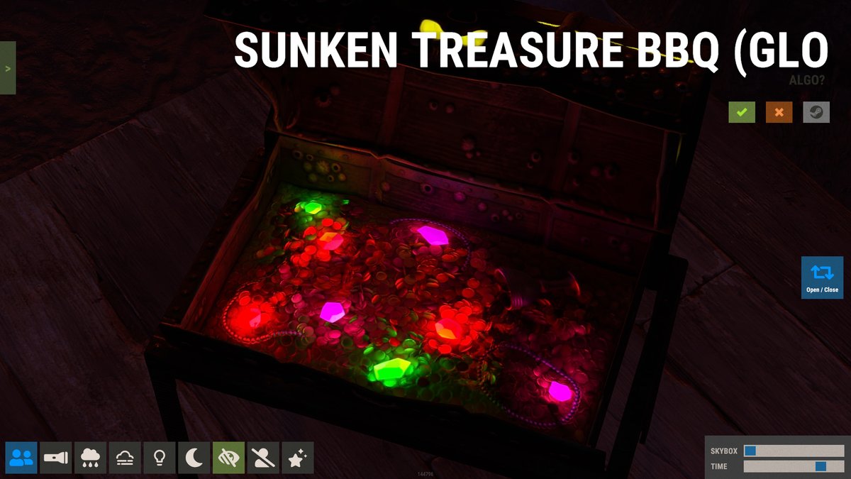 algorithm_ws's tweet photo. New skinnable!
Sunken Treasure BBQ (Glow)
https://t.co/d74CSGLiAI
@playrust https://t.co/55V78obpJ9
