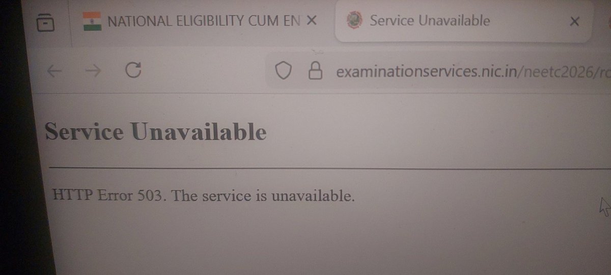 frontalliving's tweet photo. @NTA_Exams Dear NTA, neet application service unavailable and unable to verify email otp, any help. https://t.co/QyjMKsXsor