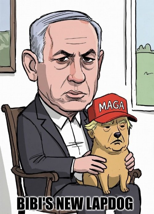 knight4liberty's tweet photo. @hodgetwins Be sure to watch our Co-President Bibi on Hannity to know where he plans to send our troops next. https://t.co/nsx3W1SZaA