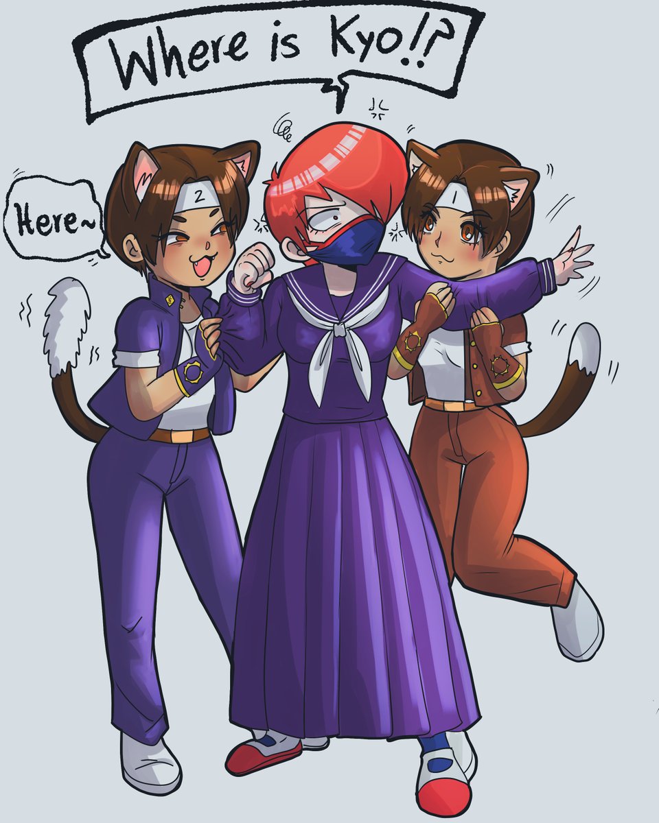 helsic's tweet photo. Miss X goes to NESTS to look for Kyoko and finds the clones instead 😼

#MissX #Kyokusanagi #Ioriyagami https://t.co/Pu9csZrDWz
