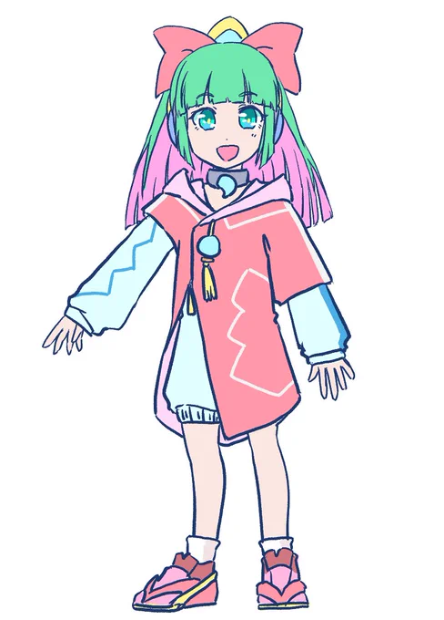 4年間で3回(+普段着)と姿も変わりましたからなぁ…… #うちの子を初めて描いた時から今の絵柄を見比べるとどれだけ変わったかよく分かる