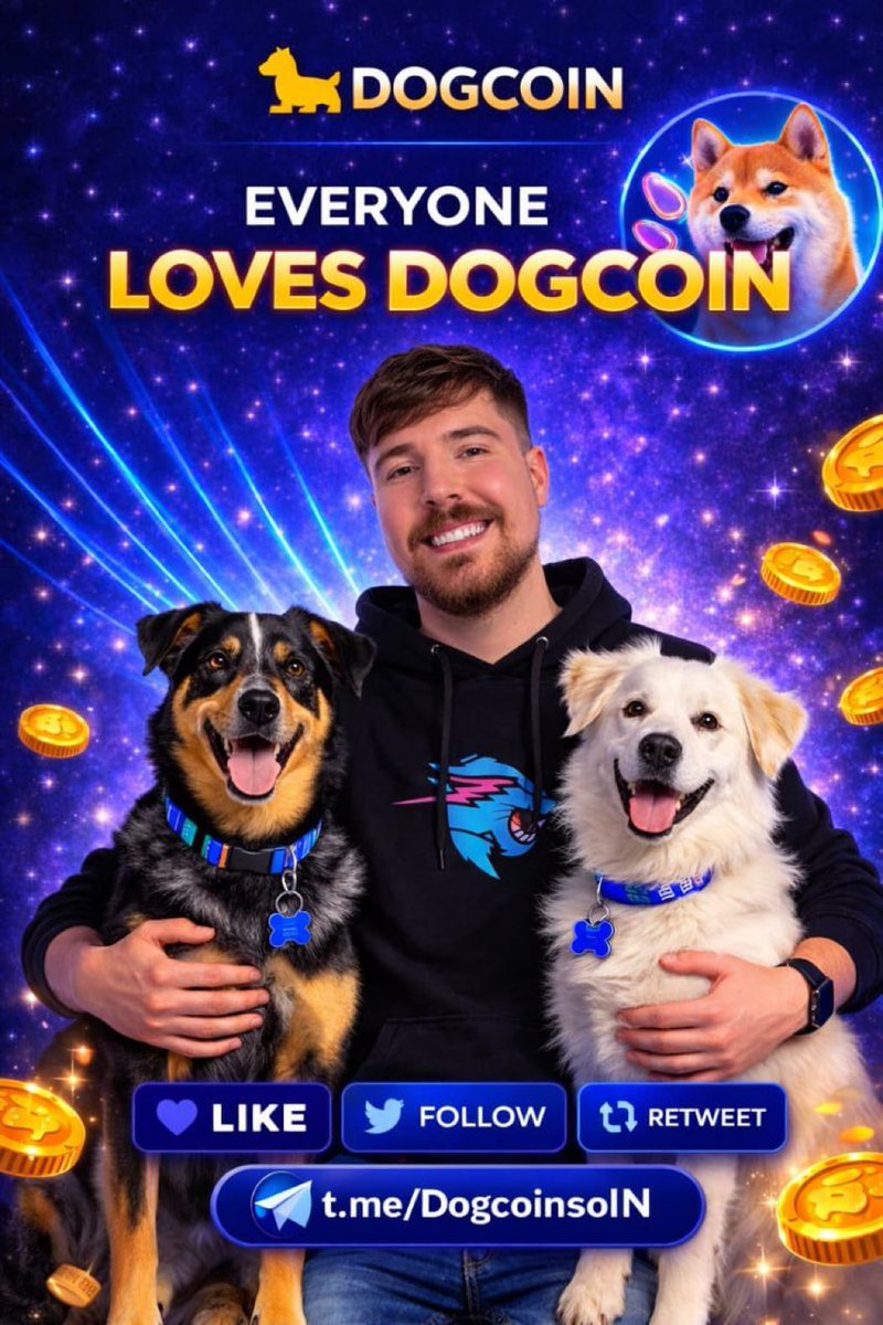 DOGxCOINS's tweet photo. CLAIM 150,000 $DOG AIRDROP 🪂

🐾 DOG Coin $DOG is rewarding early supporters 🔗

💖 Decentralized
⚡ Built on Solana
🔥 Meme momentum loading

✅ Follow
🔁 RT
💬 Drop your SOL wallet

#SolanaAirdrop https://t.co/k06gxcMKi4