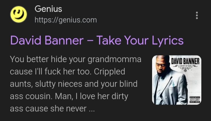 Ok.

Btw, leave elderly women alone, you sick fuck.