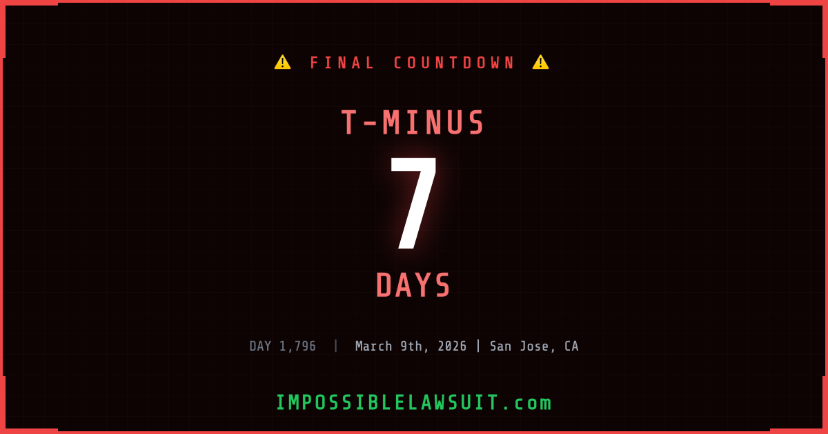 Impossible Lawsuit tweet media