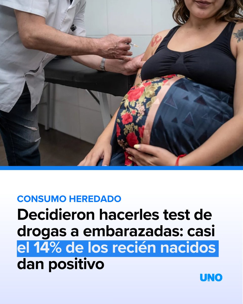 🚨🤰 ALERTA EN MENDOZA

- El Gobierno de Mendoza oficializó este lunes, mediante la resolución 305 publicada en el Boletín Oficial, la decisión de realizar test de drogas a todas las mujeres embarazadas que sean internadas en hospitales públicos de la provincia.

-  La medida