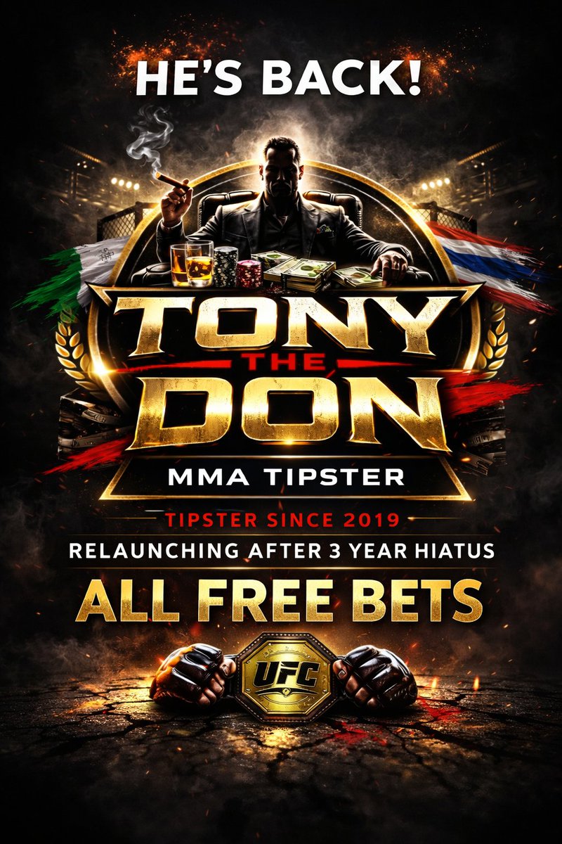 Tony the Don - MMA Tipster 💰 tweet media