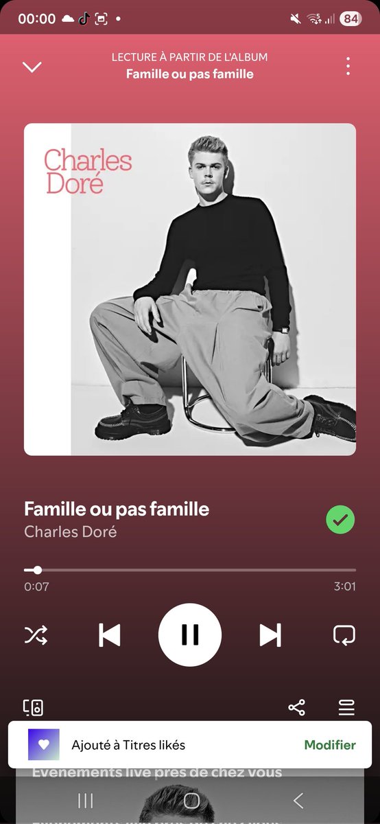 " Famille ou pas famille " est enfin sorti, allez streamer cette pépite encore 1 fois de #CharlesDoré #CharlesDore #Staracademy