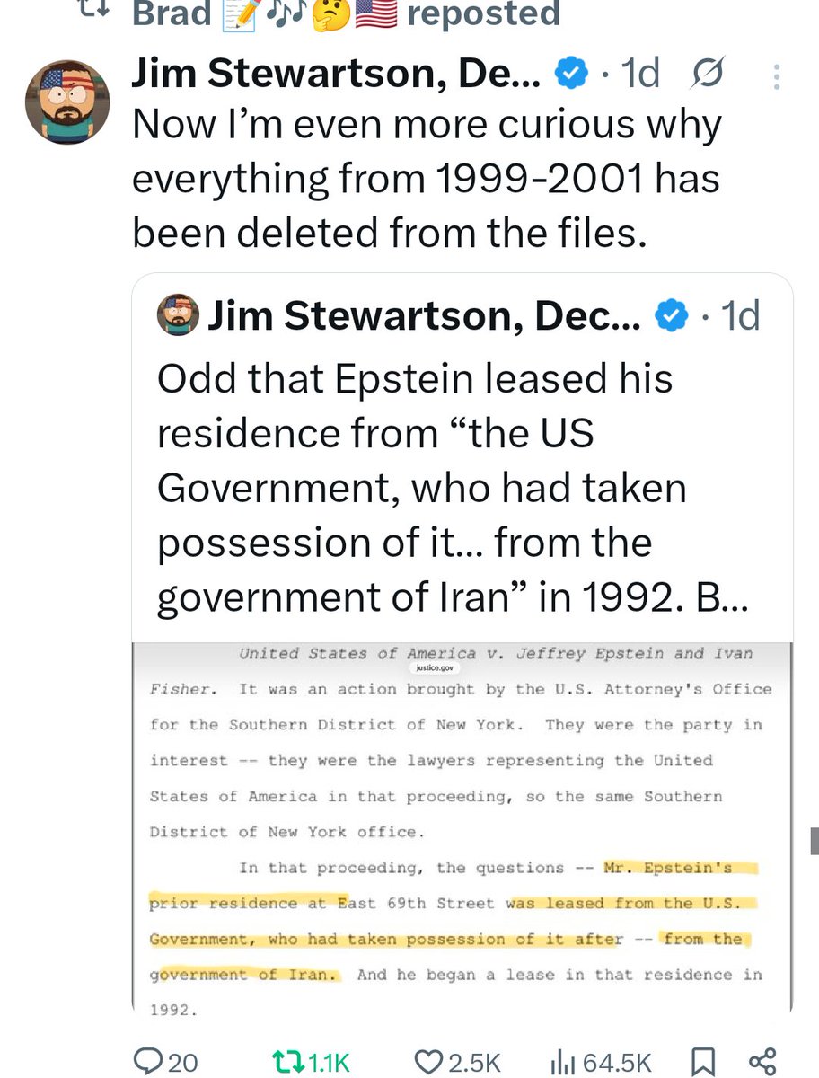 Iran is in the Epstein files