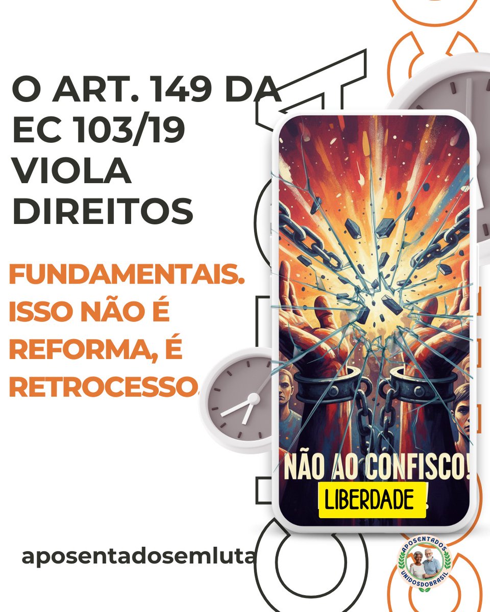 <a href="/Dry_ie/">Drica 🚩🚩</a> <a href="/Sandravacchi3/">Sandra lutando contra o confisco</a> <a href="/klen_eliveti/">Eliveti Klen</a> <a href="/CelsoGiannazi/">Celso Giannazi</a> <a href="/gilmarmendes/">Gilmar Mendes</a> <a href="/STF_oficial/">STF</a> <a href="/CristianoZanin/">Cristiano Zanin</a> <a href="/FlavioDino/">Flávio Dino 🇧🇷</a> <a href="/ICLNoticias/">ICL Notícias</a> <a href="/nunesmarquesk/">Kassio Nunes Marques</a> <a href="/MinAMendonca/">André Mendonça</a> <a href="/Cristianozaninm/">Cristiano Zanin Martins</a> Aposentados querem ter saúde na vida, mas depende das decisões da justiça. Retome o conceito da ilegitimidade do art. 149 da EC103, Magistrados 
<a href="/gilmarmendes/">Gilmar Mendes</a>
<a href="/STF_oficial/">STF</a>
@Cristianozanin
<a href="/FlavioDino/">Flávio Dino 🇧🇷</a>
<a href="/ICLNoticias/">ICL Notícias</a> Fora Confisco
#AposentadoriaJusta
Fachin Paute ADI 6254