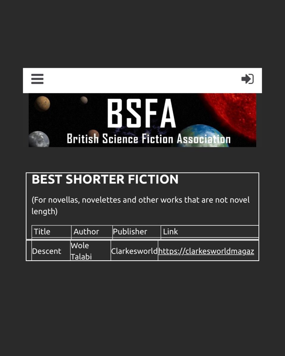 Wole Talabi tweet media