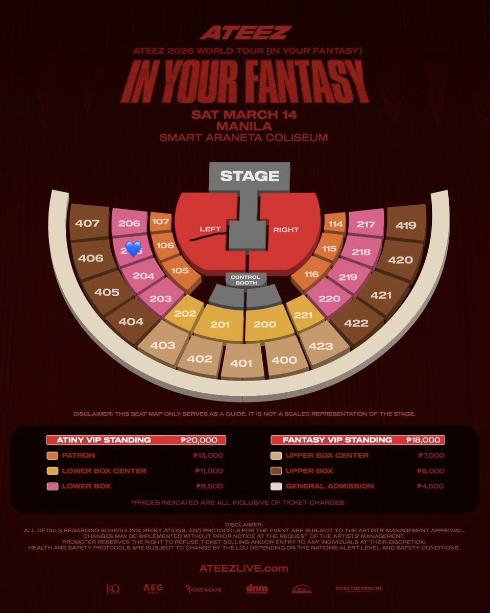 danity4ever's tweet photo. WTS/LFB
Ateez in your fantasy in manila 2026
2 Lowerbox section 205 Row 6 (magkatabi)

Rfs: got desired ticket

Can do meet up around UST or Rob Manila

8,500 each! Discount for buyers who’ll get both!

#InYourFantasy_MNL https://t.co/Ebbd065u0v