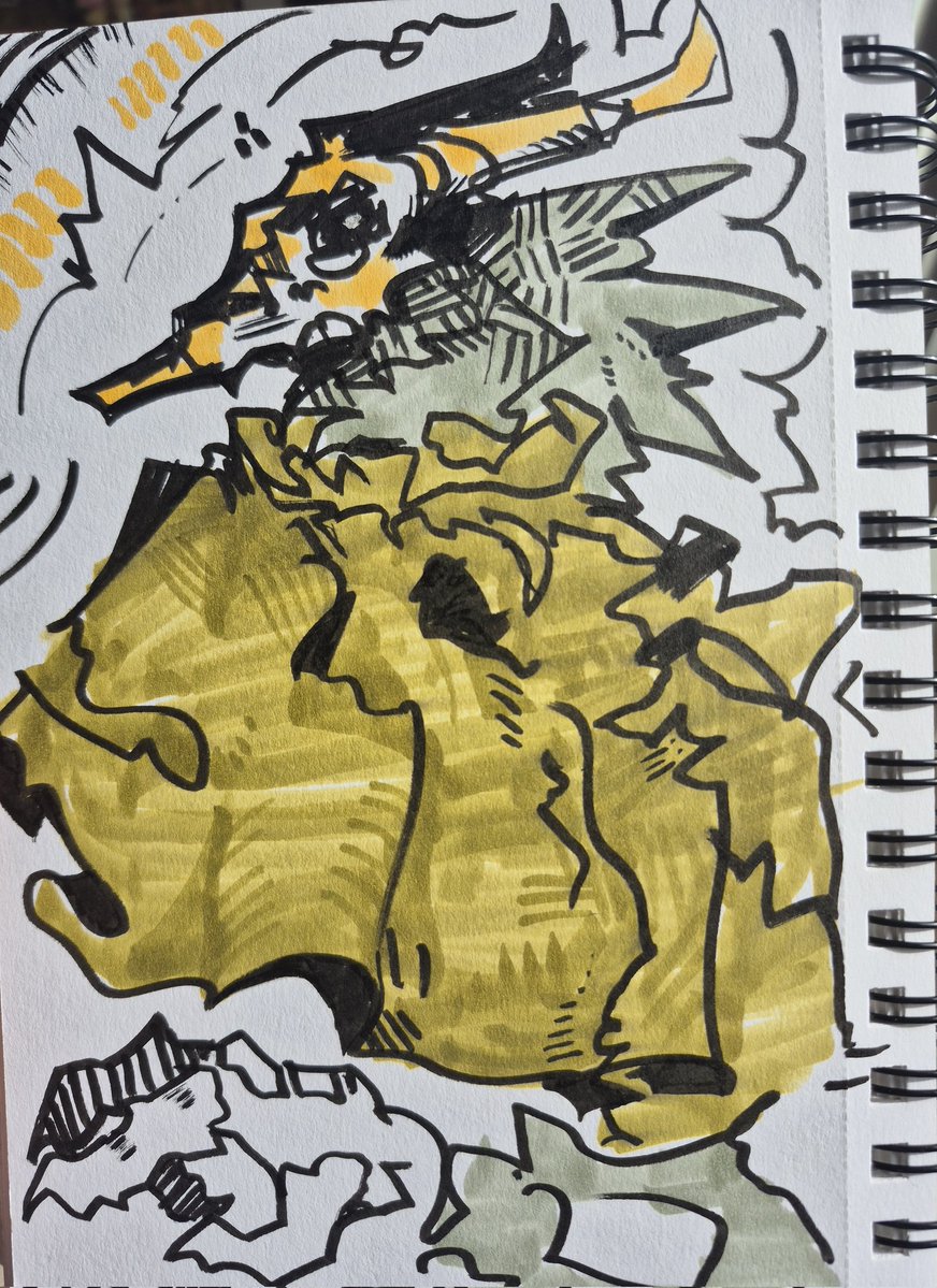 enjoying traditional a lot more now that ive got some markers