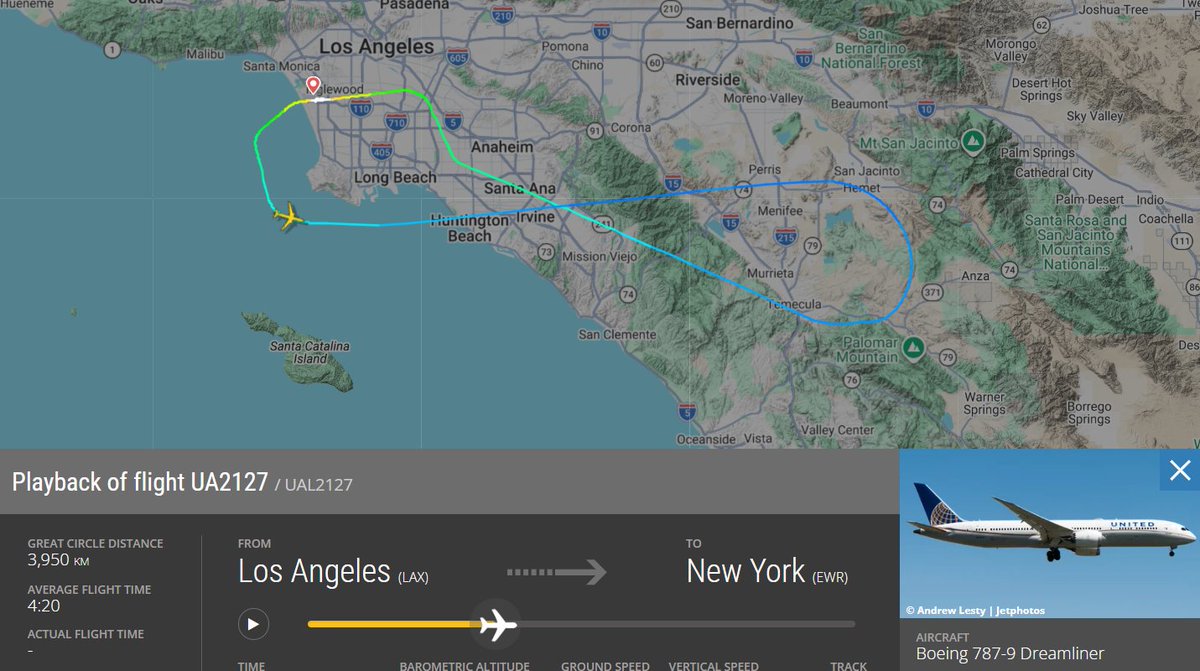AvSourceNews's tweet image. United Airlines flight UA2127, a Boeing 787-9 bound for Newark, returned to Los Angeles (LAX) and passengers were evacuated by escape slides after flight crew reported an engine fire shortly after takeoff.

aviationsourcenews.com/united-airline…

#UnitedAirlines #LosAngeles #Newark #avgeek