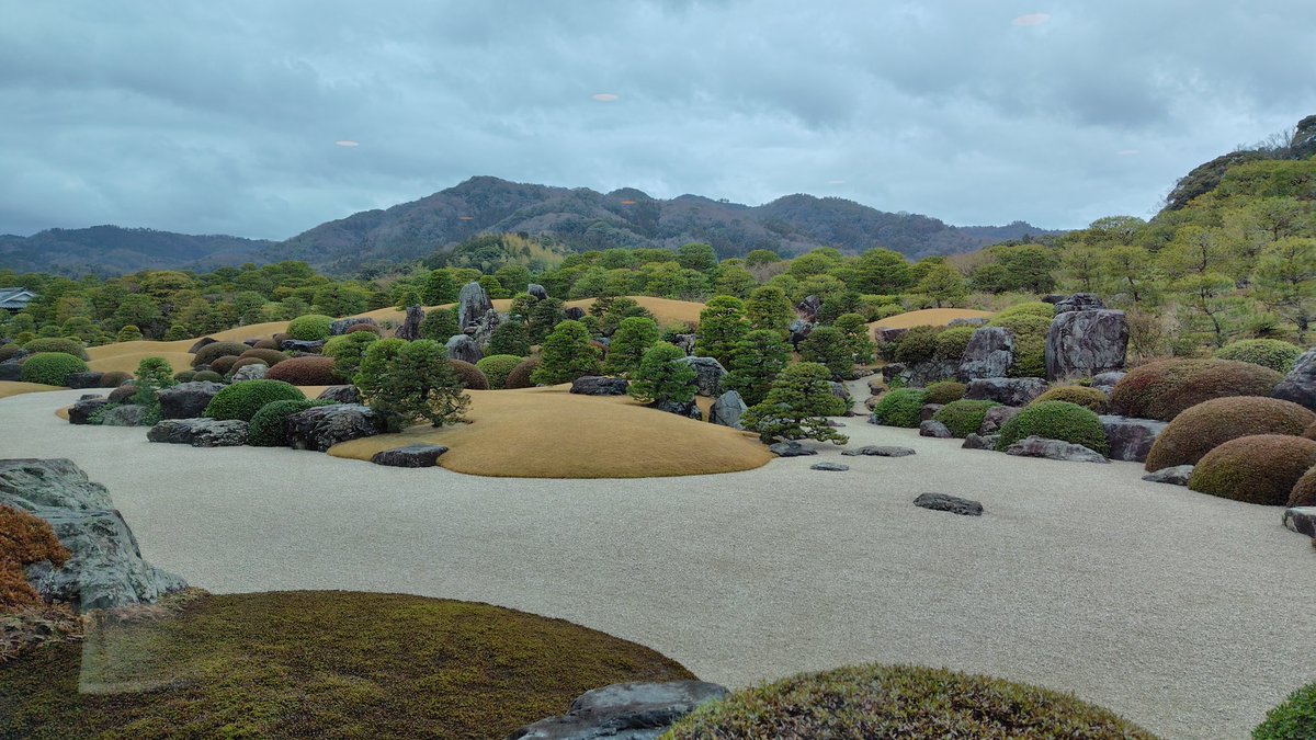 玉造温泉をゆっくりチェックアウトし、ゆっくり #足立美術館 を鑑賞