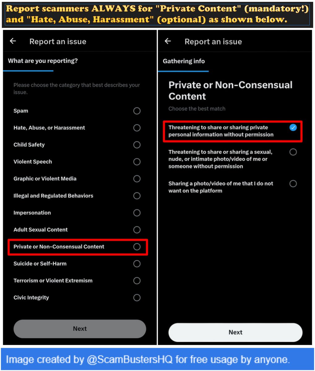 ScamBustersHQ👻 tweet media