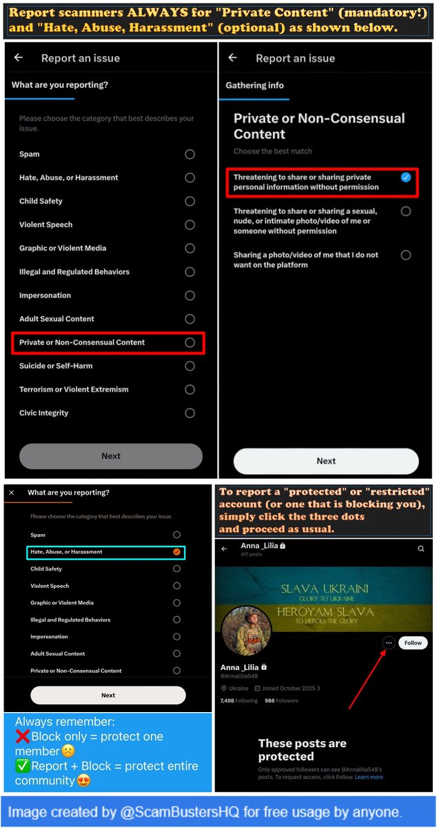 ScamBustersHQ👻 tweet media