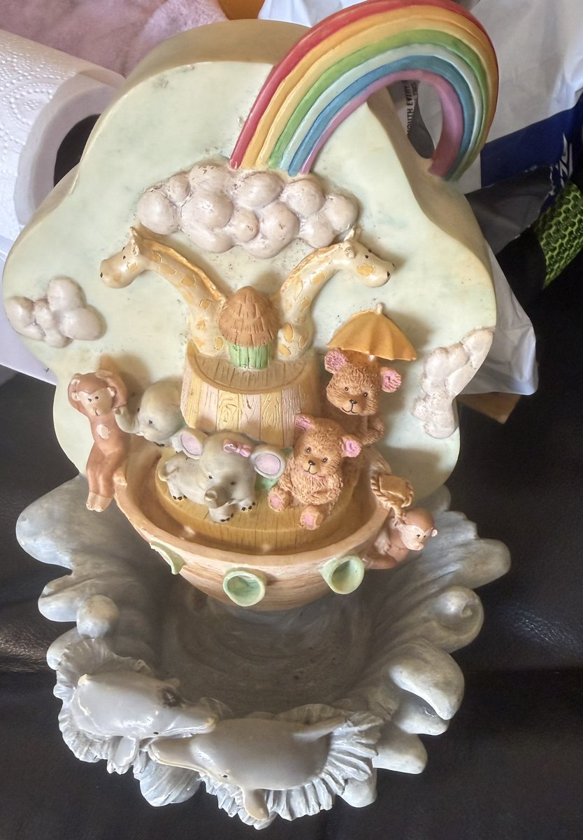 We had the dreadful task of going through our mother’s stuff today😭

She bought this for me 26 yrs ago when I got pregnant with my daughter (after she got over being mad af.)

Grief is heavy today, but cathartic as well❤️