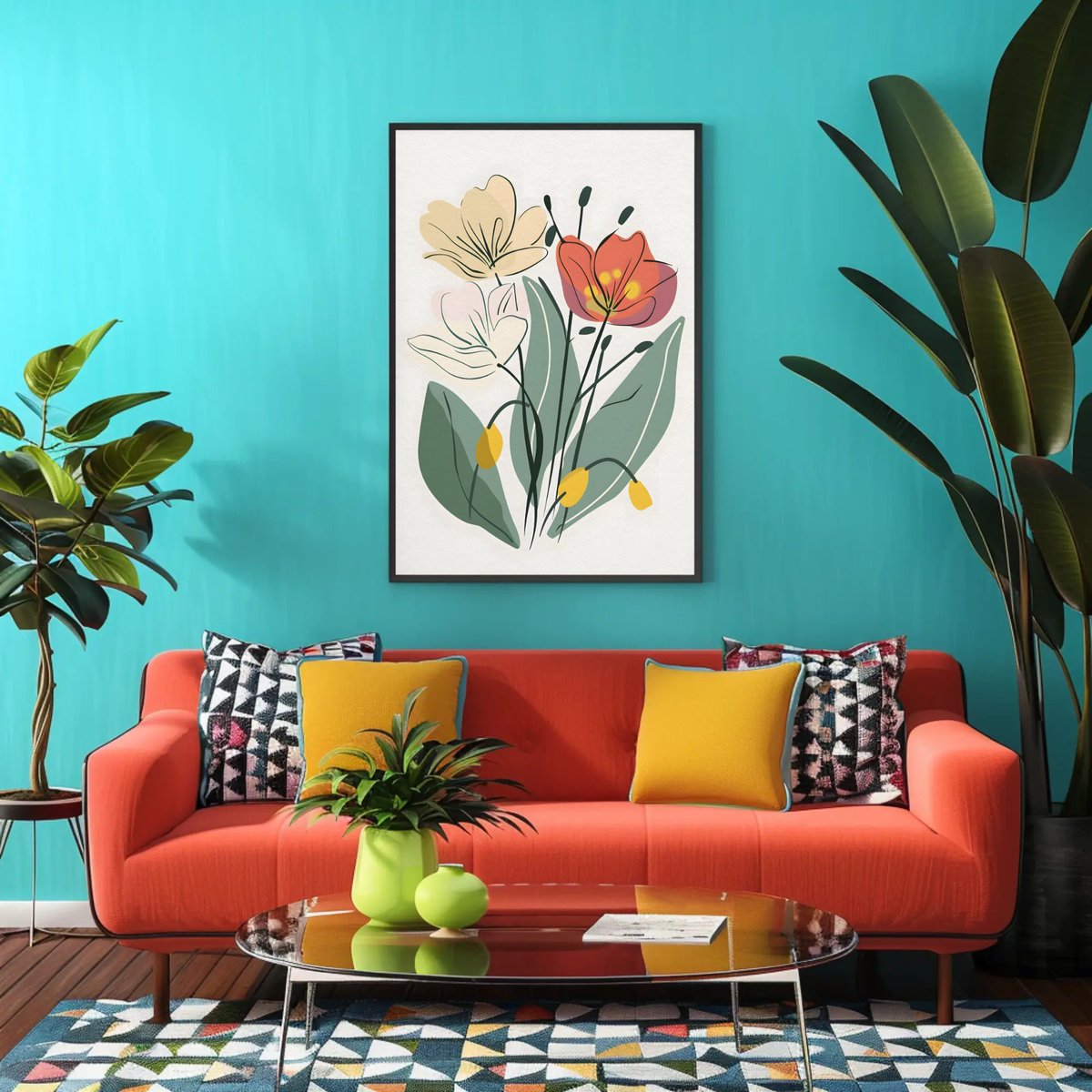 NateHartPrints's tweet image. Bold florals. Pastel punch. Instant mood boost. 🌸

Fresh Bloom Harmony adds modern energy without overwhelming your space.

Download here: printsbynatehart.com/b/NY0dE

#WallArt #FloralArt #ModernDecor #PastelVibes #DigitalArt #PrintsByNateHart
