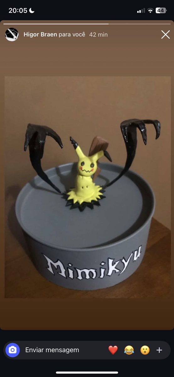 #tbt encomenda do Hig…quem é fã do Mimikyu faz boooooooo! #pokemon #pokemonfanart #actionfigure #Pokemon30 #pokemonbrasil