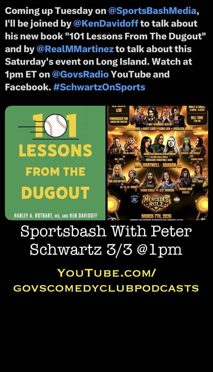 Govs Comedy Club podcasts tweet media