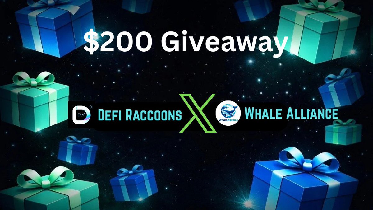 🎁 USDT GIVEAWAY TIME! 🎁

3 winners will get $200 USDC!
How to participate:

1️⃣Follow: 
<a href="/Defi_Raccoons/">Defi Raccoons</a> &amp; @WhaleAlliance

2️⃣❤ + RT
3️⃣Comment &amp; tag 3 friends + bookmark

Winners announced in 3 days.
Good luck everyone! 🍀

#BNB #Giveaway #Binance #Defi #Defi_Raccoons