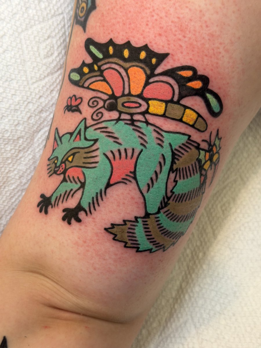 Colorful tattoos made in st Pete during my time at best friend tattoo club!
