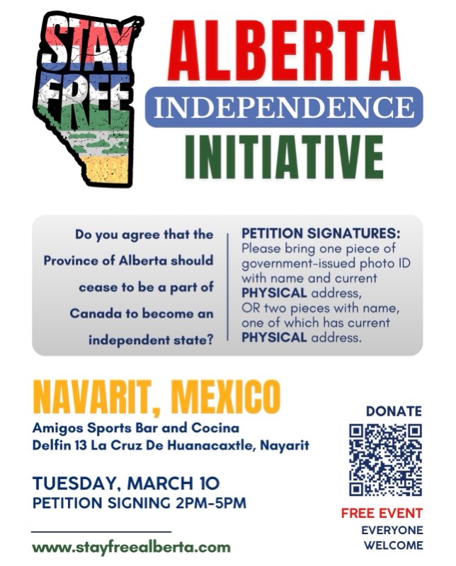 By popular request from Albertan snowbirds in Mexico!!!

<a href="/PaulMitchell_AB/">Paul Mitchell</a> <a href="/johnwtomkinson/">John Tomkinson</a> <a href="/stayfreealberta/">stayfreealberta</a> <a href="/JeffreyRWRath/">Jeffrey Rath</a> <a href="/CoryBMorgan/">Cory Morgan</a> <a href="/WScafemirror/">Chris Scott | The Whistle Stop Cafe</a> <a href="/chriskerryshow/">Chris Kerry (TheChris&KerryShow)</a>