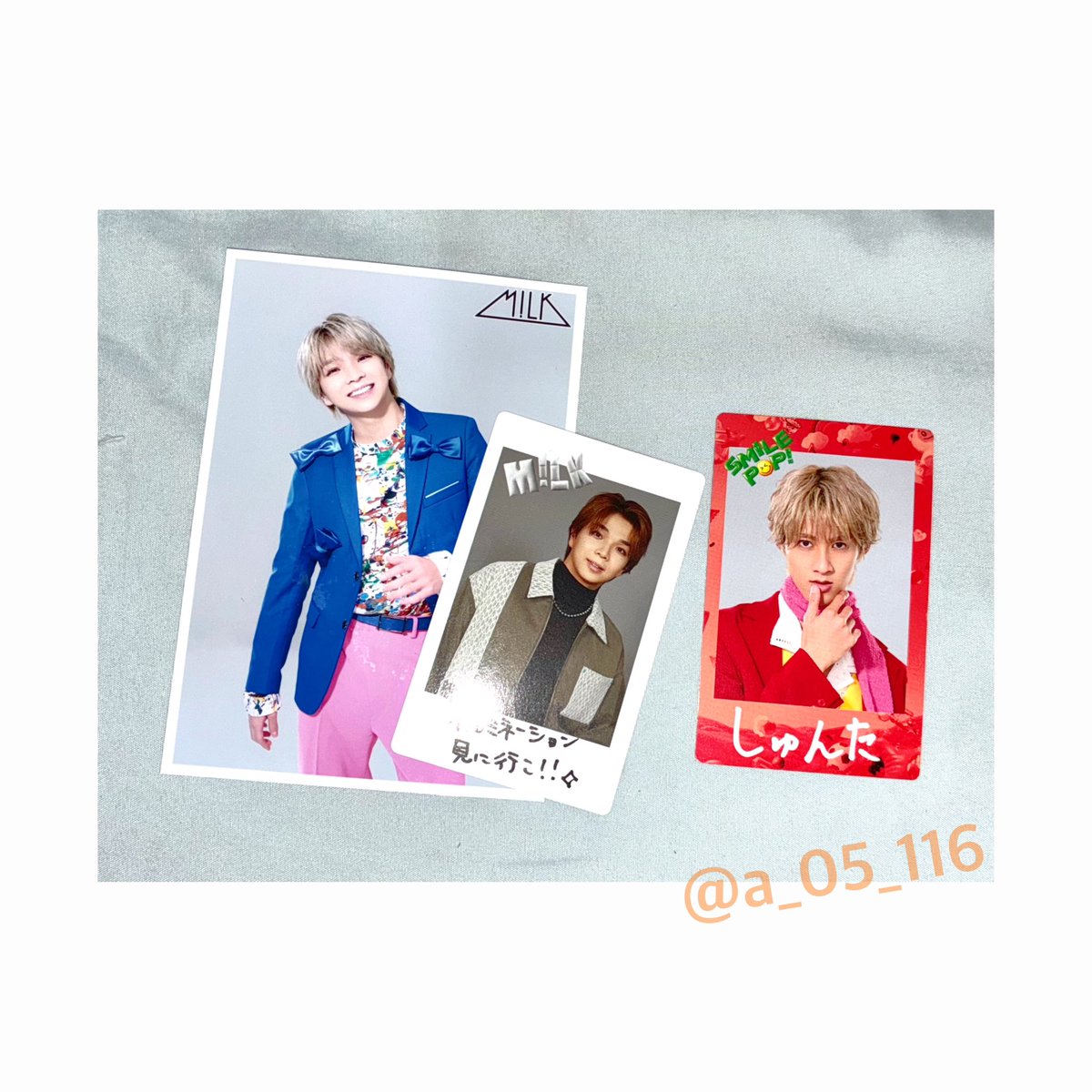 ARENA TOUR 2025-2026 SMILEPOP! 
【譲】画像のもの
生写真：塩﨑
チェキトレカ：塩﨑、曽野

【求】生写真：吉田＞佐野
チェキトレカ：吉田、山中＞佐野
もしくは定価、過去物

郵送、3/22特典会にてお取り引き可。
お気軽にお問い合わせください。