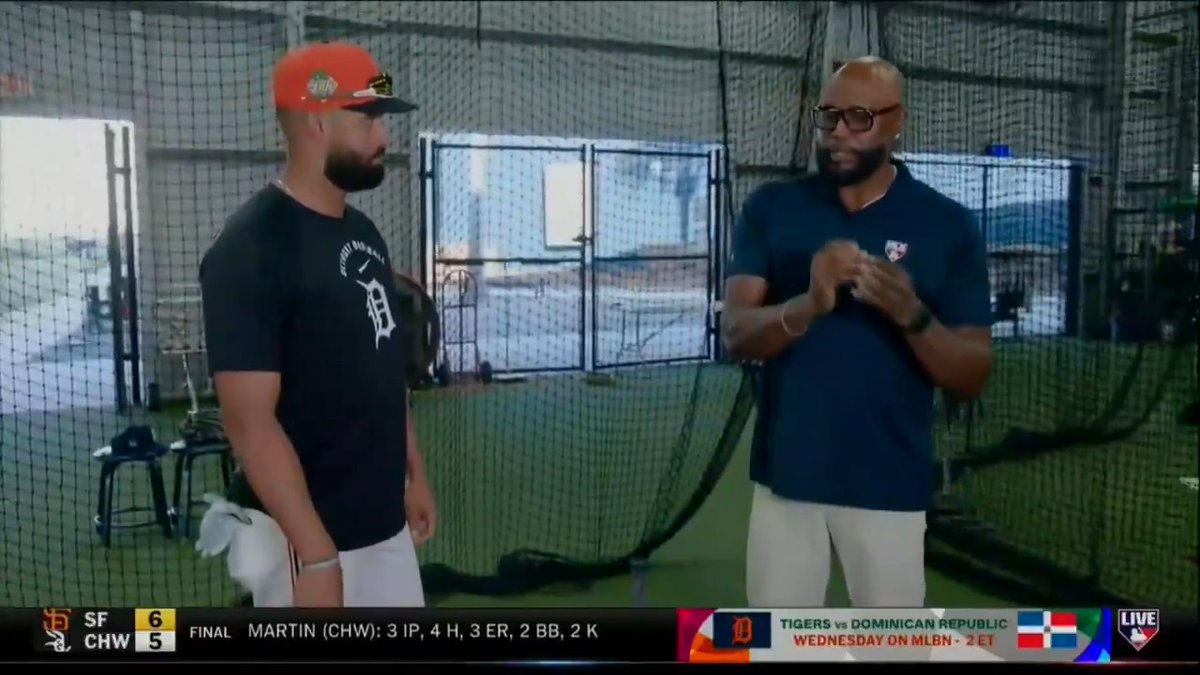 Riley Greene set new career highs last season with 36 HR and 111 RBI 💪
The @tigers slugger detailed his swing approach with @CliffFloyd30 in the batting cages.
📺 30 Clubs, 30 Camps