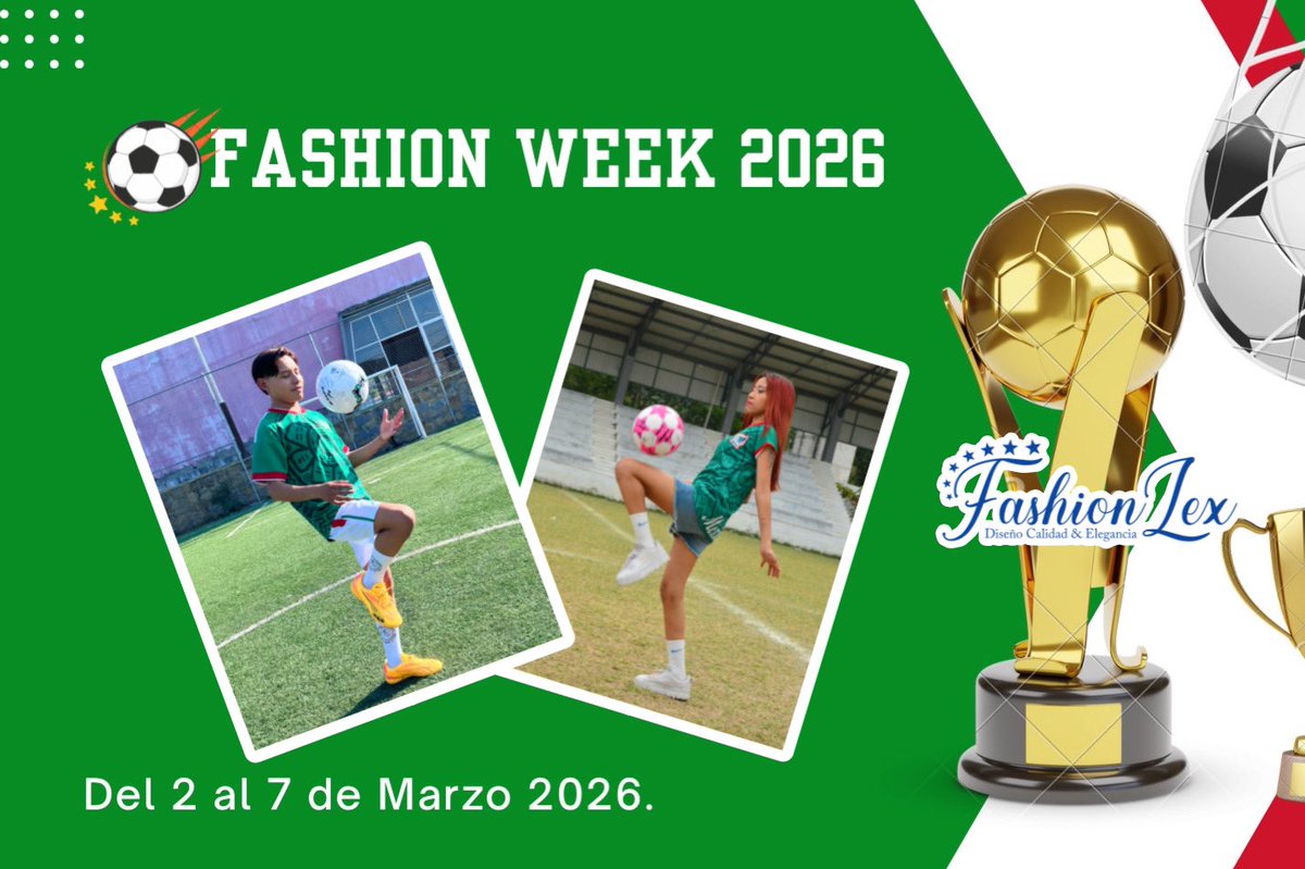FashionLexModel's tweet photo. No te pierdas las novedades en este primer #FashionWeek 26 😎👌🏻

Del 2 al 7 de Marzo lo más top en nuestra tienda Online #FashionLex💙

Llega la colección: #Mundial🇲🇽

#Futbol ⚽️ https://t.co/BFJmD9vgNa