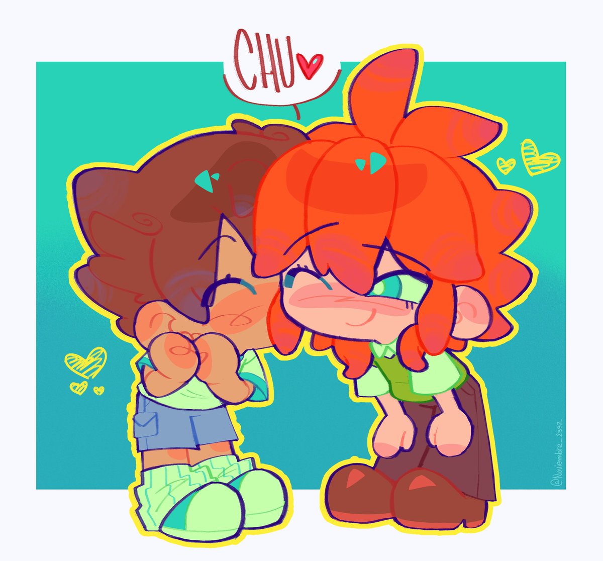 Solo tenía ganas de dibujar a Tenma siendo cariñoso con Taiyou•⩊•