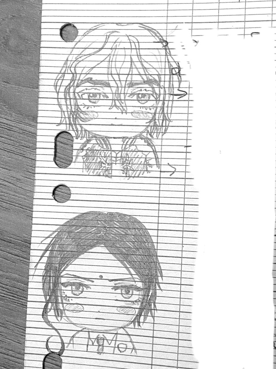 wow Im definitely gonna redraw them digitally theyre so cute 🥹