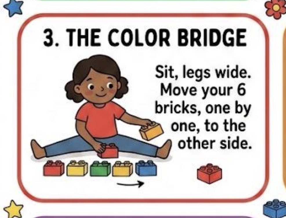 AnitaBaudoux's tweet photo. Our Grade 1s kicked off the week with a #SixBricks mindful moment 💛 Taking time to calm our minds and bodies and set the tone for another joyful week of playing and learning together. 🌈 @StMonicaOCSB #ocsbBeWell https://t.co/WsxZ8OLfYP