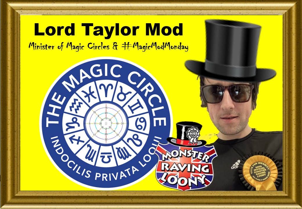 Official_MRLP's tweet photo. Our Loony Lord keeps another #Manicfesto pledge with his #MagicModMonday . . . "All future new politicians will be trained as magicians because magicians return the money at the end of the performance" https://t.co/jfXRN5wlLz
