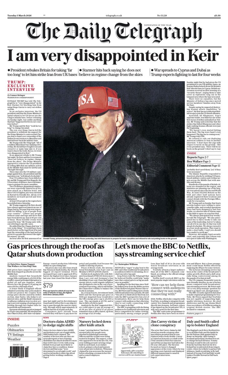 The Telegraph tweet media